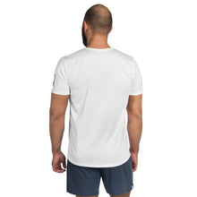 Load image into Gallery viewer, RB Roueche Blend 888 Navy Blue White Men&#39;s Athletic T-shirt
